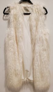 Zara Faux fur long vest